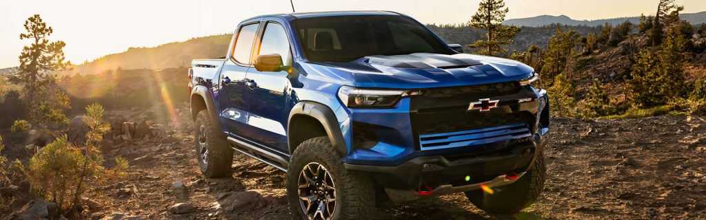 2026 Chevrolet Colorado pickup in a rugged outdoor setting