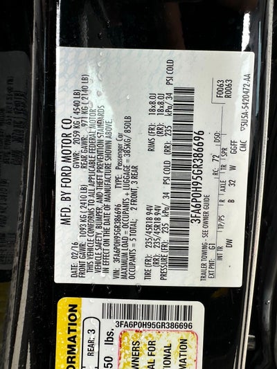 2016 Ford Fusion SE