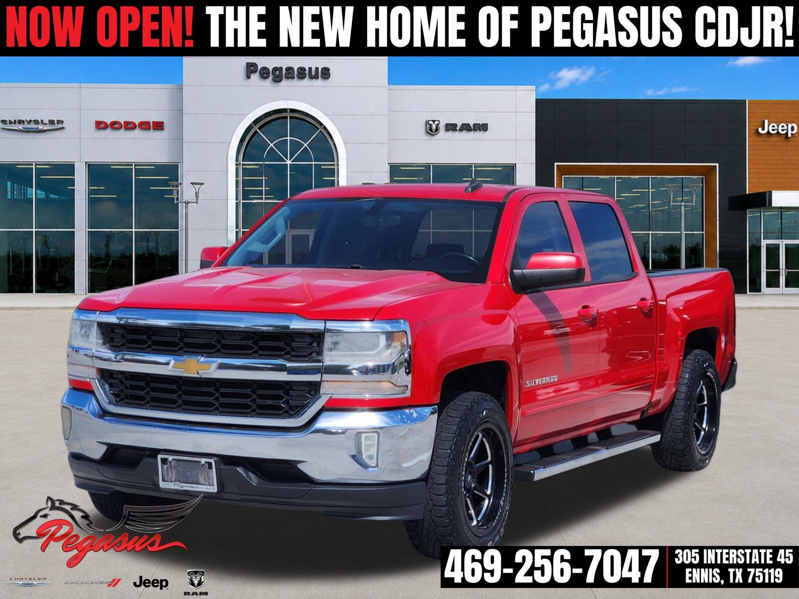 Used 2016 Chevrolet Silverado 1500 LT with VIN 3GCPCREC3GG145133 for sale in Ennis, TX