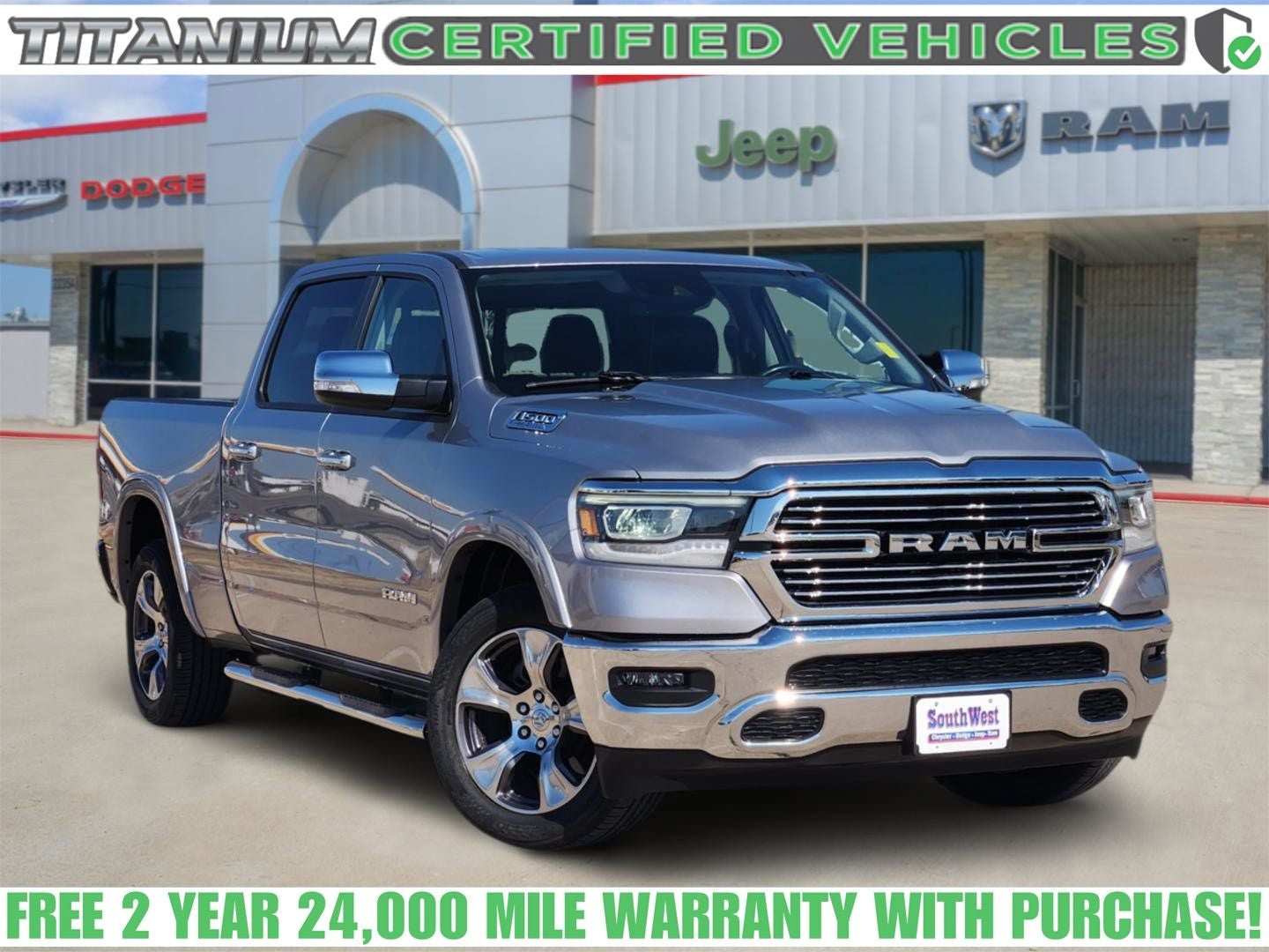2022 RAM Ram 1500 Laramie Crew Cab 4x4 6'4' Box