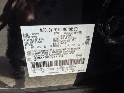 2022 Ford Explorer Limited