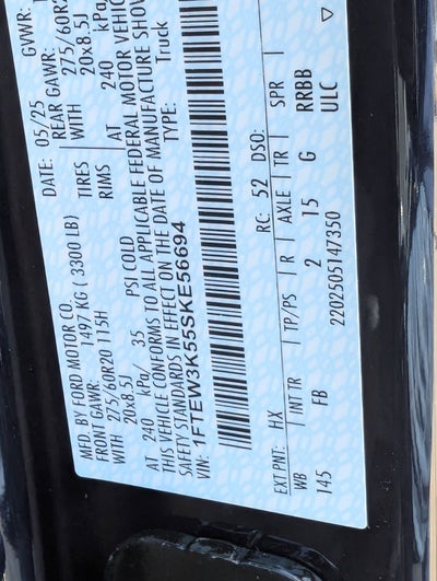 2025 Ford F-150 XLT