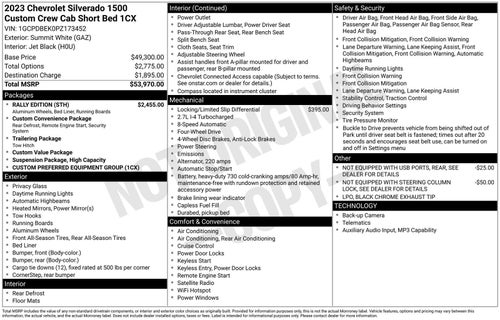 2023 Chevrolet Silverado 1500 Custom