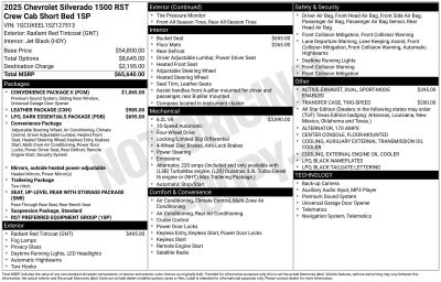2025 Chevrolet Silverado 1500 RST