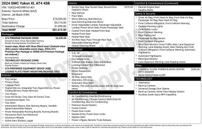 2024 GMC Yukon XL AT4