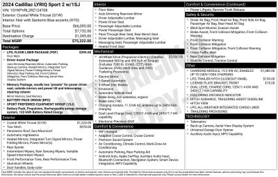2024 Cadillac LYRIQ Sport 2