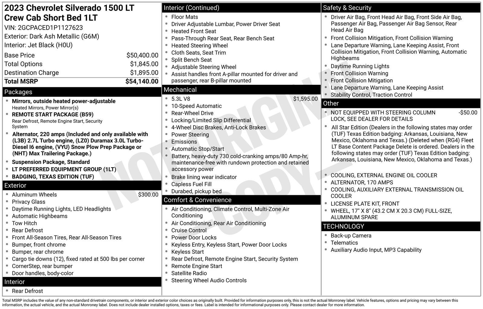 2023 Chevrolet Silverado 1500 LT