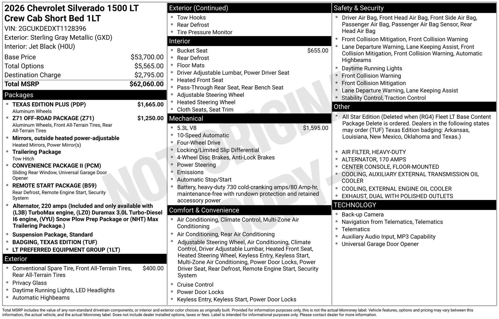 2026 Chevrolet Silverado 1500 LT