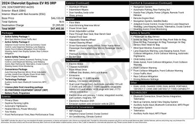 2024 Chevrolet Equinox EV RS