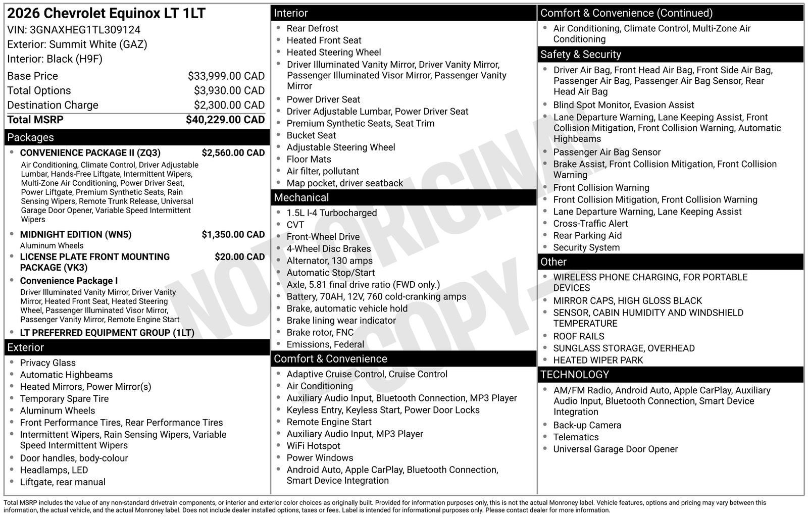 2026 Chevrolet Equinox LT