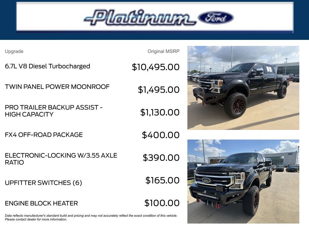 2020 Ford F-250SD Platinum