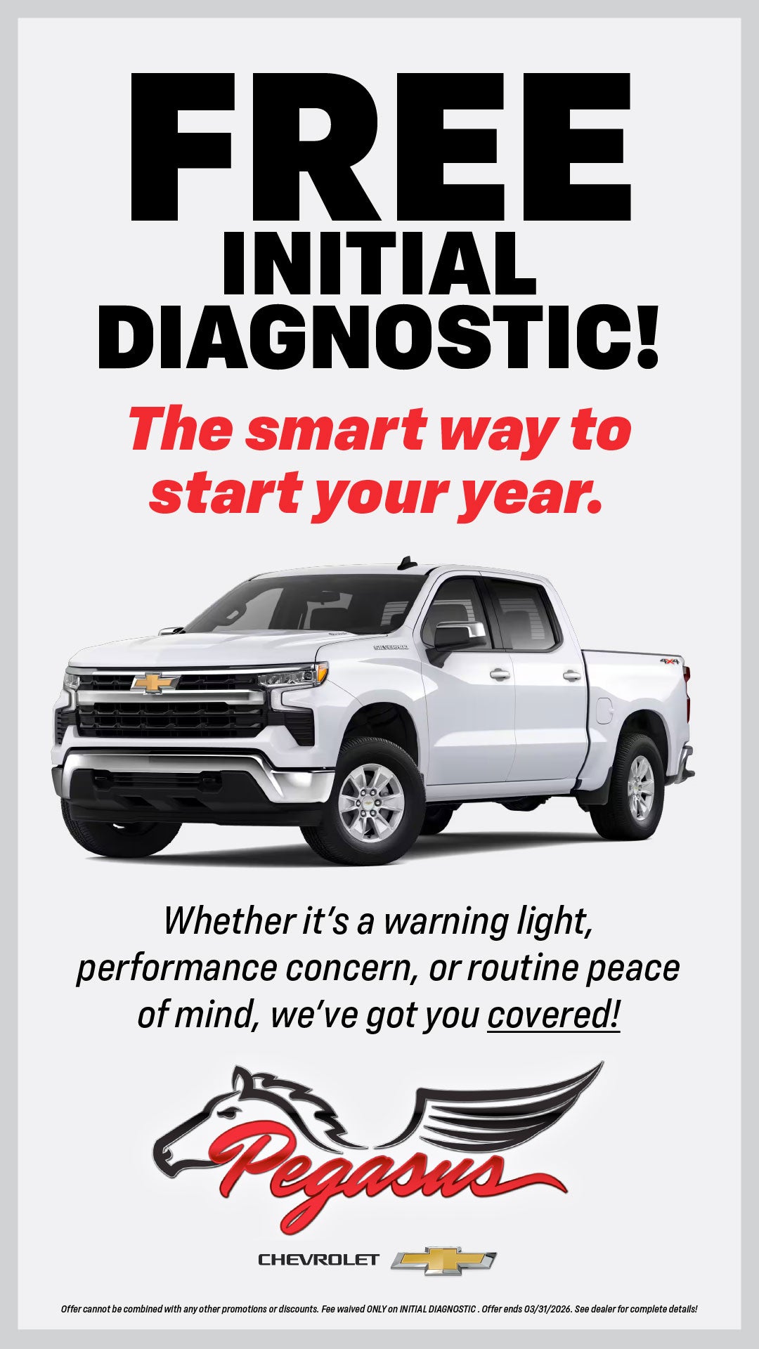Free Initial Diagnostic! You Deserve NOT To WAIT!